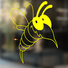 Funny Bee Universele Vinyl Sticker_4