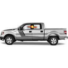 Ford F-150 platina zijstrepen grafische stickers stickers Duo kleur vinyl
 2