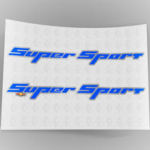 Super Sport Vinyl Stickerset Voor Chevrolet Camaro SS_2