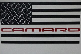 Camaro ZL1 afbeelding, sticker Amerikaanse vlag, Chevy Camaro ss, LT