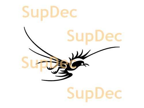 Vogel Vinyl Art Wall Window Badkamer Sticker Sticker verwijderbaar #1
