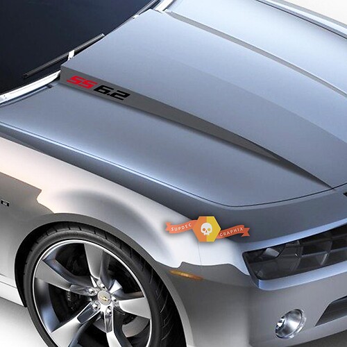 2010-2015 Camaro SS6.2 Hood Cowl Stickers Decals - paar (past op: Camaro)
