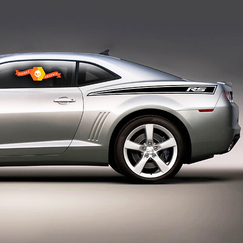 RS Outline Strepen Bies Vinyl Decal Sticker voor Chevrolet Camaro 2010-2013