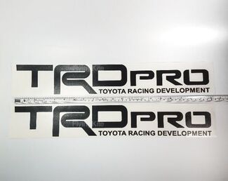 TRD PRO Toyota Tacoma Tundra vinyl bedzijde Matte Black Gloss sticker sticker Set