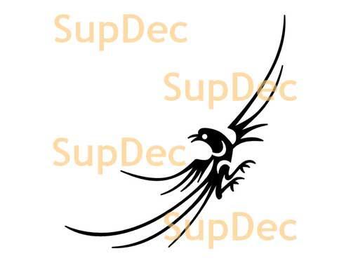 Vogel Vinyl Art Wall Window Badkamer Sticker Sticker verwijderbaar #2
