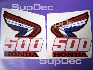 2x Honda 500 stickers stickers