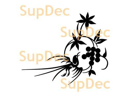 Vogel Vinyl Art Wall Window Badkamer Sticker Sticker verwijderbaar #5
