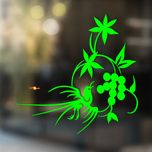 Bird and Berries Universele Vinyl Decal Sticker_3