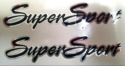 Super Sport Chrome Stijl Zijkant Vinyl Decal Sticker voor Chevrolet Camaro