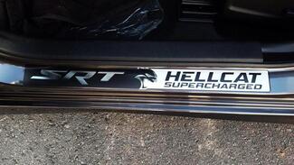 Dodge Challenger Charger Hellcat Instaplijsten Decals SRT Hemi Chrome met alle kleuren