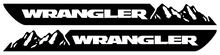 Jeep Renegade Hood Side Hood Mountains Sticker Decal Vinyl Grafisch JK Spatbord
 2