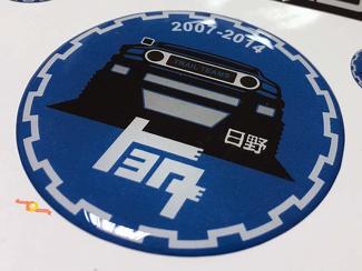 TEQ Toyota FJ Cruiser Domed Badge Embleem Hars Decal Sticker
