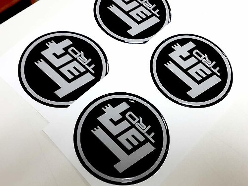 TEQ TRD Stijl Bolvormige Badge Embleem Vinyl Decals Kit voor Toyota