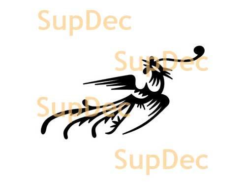 Vogel Vinyl Kunst Muur Raam Badkamer Sticker Decal verwijderbaar #7
