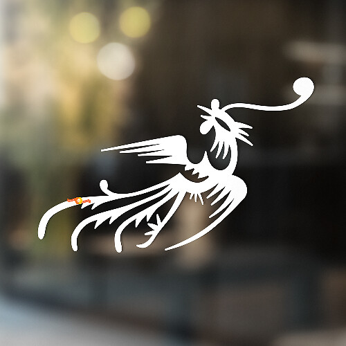 Flying Bird Art Universele Vinyl Decal Sticker
