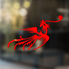 Flying Bird Art Universele Vinyl Decal Sticker_2