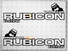 Paar Jeep Wrangler Off Road Edition Vinyl Hood Stickers Decals Rubicon
 2