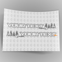 Set Off-Road Motorkap Vinyl Stickers Decals 3 voor Jeep Wrangler Unlimited 2