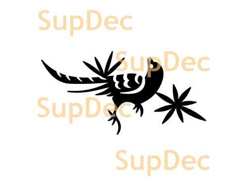 Vogel Vinyl Kunst Muur Raam Badkamer Sticker Decal verwijderbaar #8
