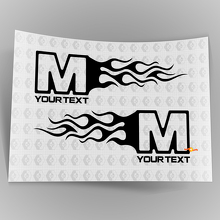 Mopar Dodge Chrysler Jeep Flame Style Logo Rechts & Links auto sticker stickers 6