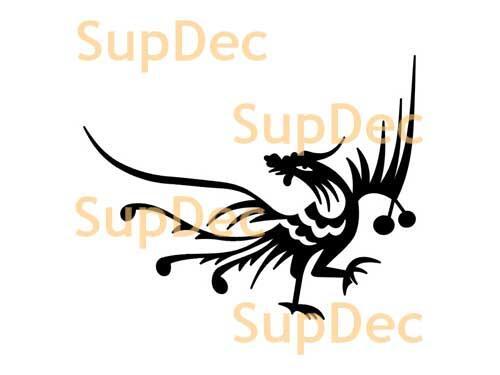 Vogel Vinyl Kunst Muur Raam Badkamer Sticker Decal verwijderbaar #9
