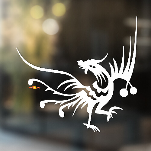 Rooster Universele Vinyl Decal Sticker