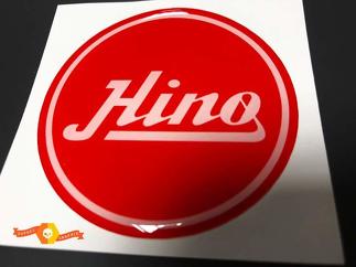 Toyota Hino maakte rode koepelvormige badge embleem hars sticker sticker