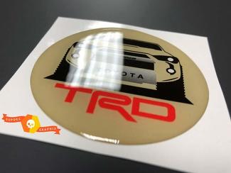 TRD Toyota 4Runner koepelvormige badge embleem hars sticker sticker