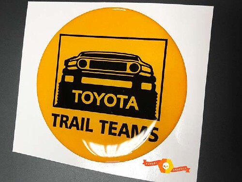 Toyota Trail Teams Universele Badge voor Toyota FJ Cruiser