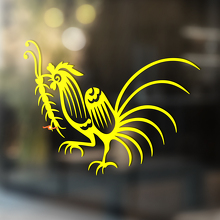 Rooster en Caterpillar Universele Vinyl Decal Sticker_4