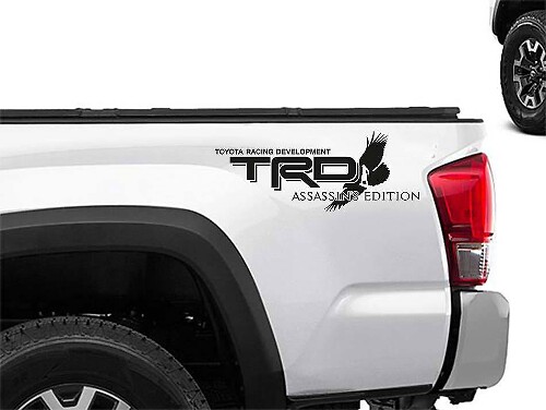 Toyota Racing Development TRD Assassin's Creed editie 4X4 bedzijde Grafische stickers stickers