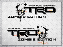 Toyota TRD Zombie Edition 4X4 Zijwandgrafiekstickers_2