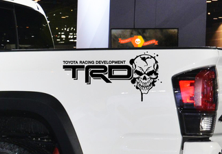 Toyota Racing Development TRD Skull 4X4 bedzijde Grafische stickers stickers
