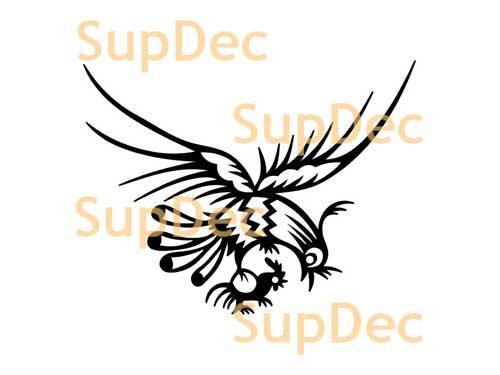 Vogel Vinyl Kunst Muur Raam Badkamer Sticker Decal verwijderbaar #11
