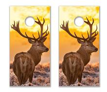 Deer Cornhole Board Vinyl Wrap Decal Set van 2_2
