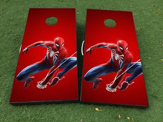Spider-Man Cornhole Bordspel Sticker VINYL WRAPS met GELAMINEERD