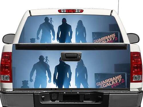 Guardians of the Galaxy Achterruit- of Achterklep Vinyl Sticker voor Vrachtwagens & SUV’s