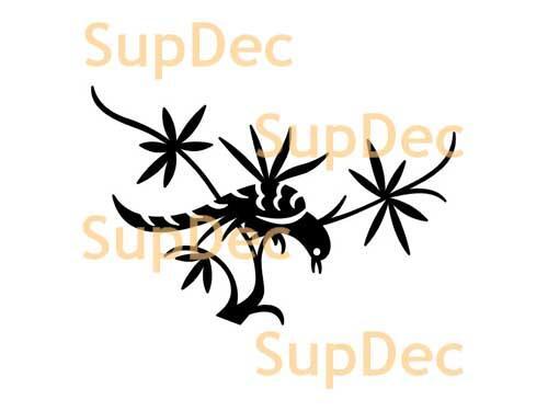 Vogel Vinyl Art Wall Window Badkamer Sticker Sticker verwijderbaar #13
