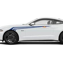 Accentstrepen voor voorspatbord voor Ford Mustang GT_2