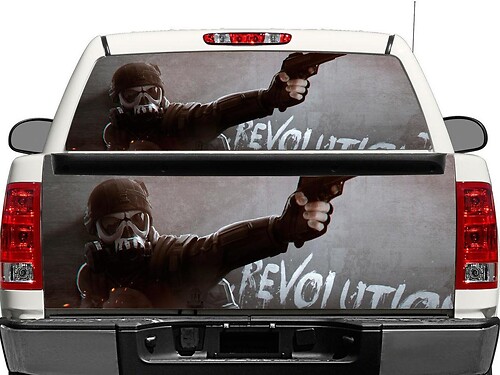 Homefront Revolution Achterruit- of Achterklep Vinyl Sticker voor Pick-up Trucks SUV