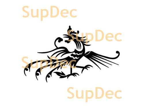 Vogel Vinyl Kunst Muur Raam Badkamer Sticker Decal verwijderbaar #14
