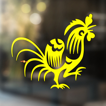 Rooster Art Tribal Stijl Universele Vinyl Decal Sticker_4
