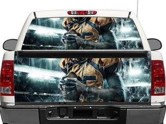 NFL Achterruit OF achterklep Decal Sticker Pick-up Truck SUV Auto