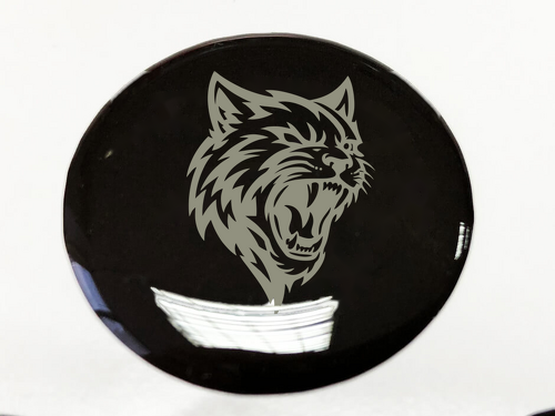Startknop Hellcat-stijl Koepelvormige Harssticker voor Dodge Charger