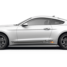 Zijdeuren Mustang Strepen Paarden Decals Stickers voor Ford Mustang
 2