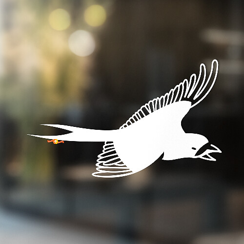 Swallow Bird Universele Vinyl Decal Sticker