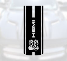 Dodge Ram Hemi 1500 2500 3500 Rebel Mopar Hood Sticker Decal Cut Vinyl Strepen Grafisch
 2