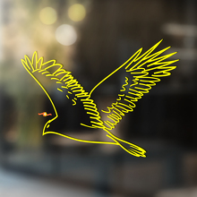 Vliegende Prooi Vogel Universele Vinyl Decal Sticker_4