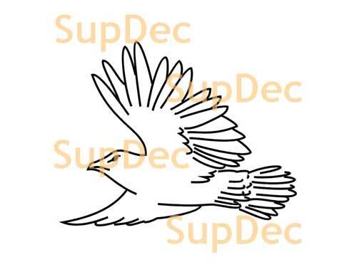 Vogel Vinyl Kunst Muur Raam Badkamer Sticker Decal verwijderbaar #20
