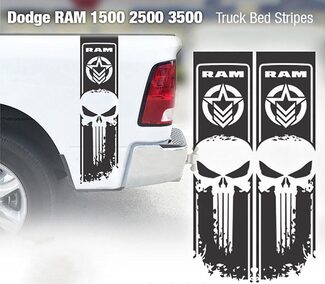 Dodge Ram Punisher Star 1500 2500 3500 Hemi 4x4 Decals Truck Vinyl Stickers Truck